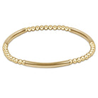 Enewton Gold Special Bracelet BlissBarPattern 3mm