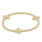 Enewton Beaded Bracelet  . GoldSignatureCross2.5mm 4mm
