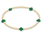 Enewton Beaded Bracelet  SignatureCrossSmall Emerald 2mm