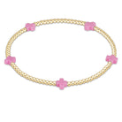 Enewton Beaded Bracelet  SignatureCrossSmall BrightPink 2mm