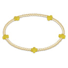 Enewton Beaded Bracelet  SignatureCrossSmall Canary 2mm