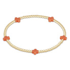 Enewton Beaded Bracelet  SignatureCrossSmall Coral 2mm