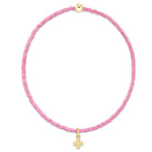 Enewton Hope Classic Bracelet 2mm Signature Cross Small Gold Charm Bubblegum