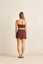 RHYTHM DOTTI MINI SKIRT CAF-CAFE 1XS