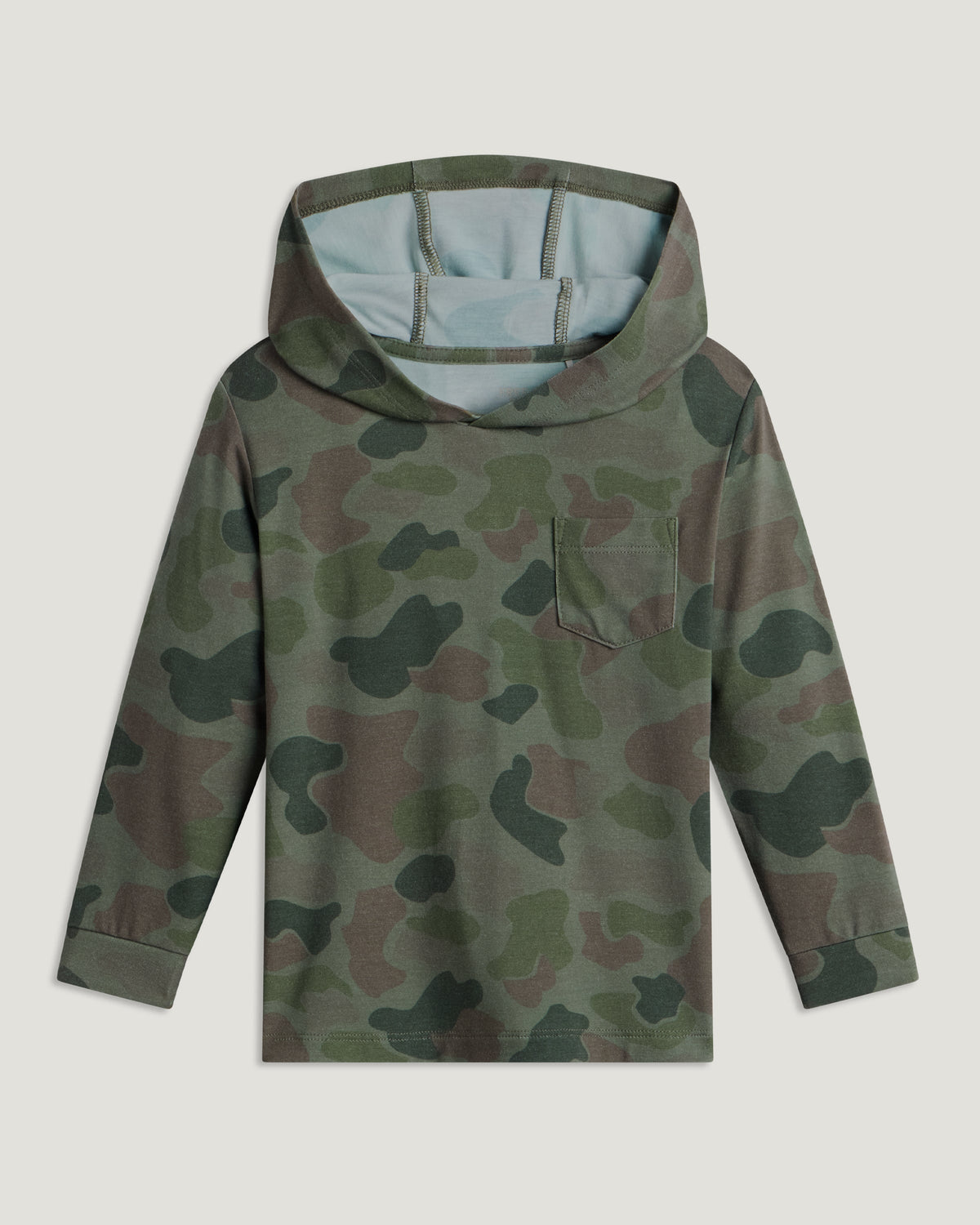 Free Fly Toddler Bamboo Shade Hoodie Vintage Camo Oil Green 5T