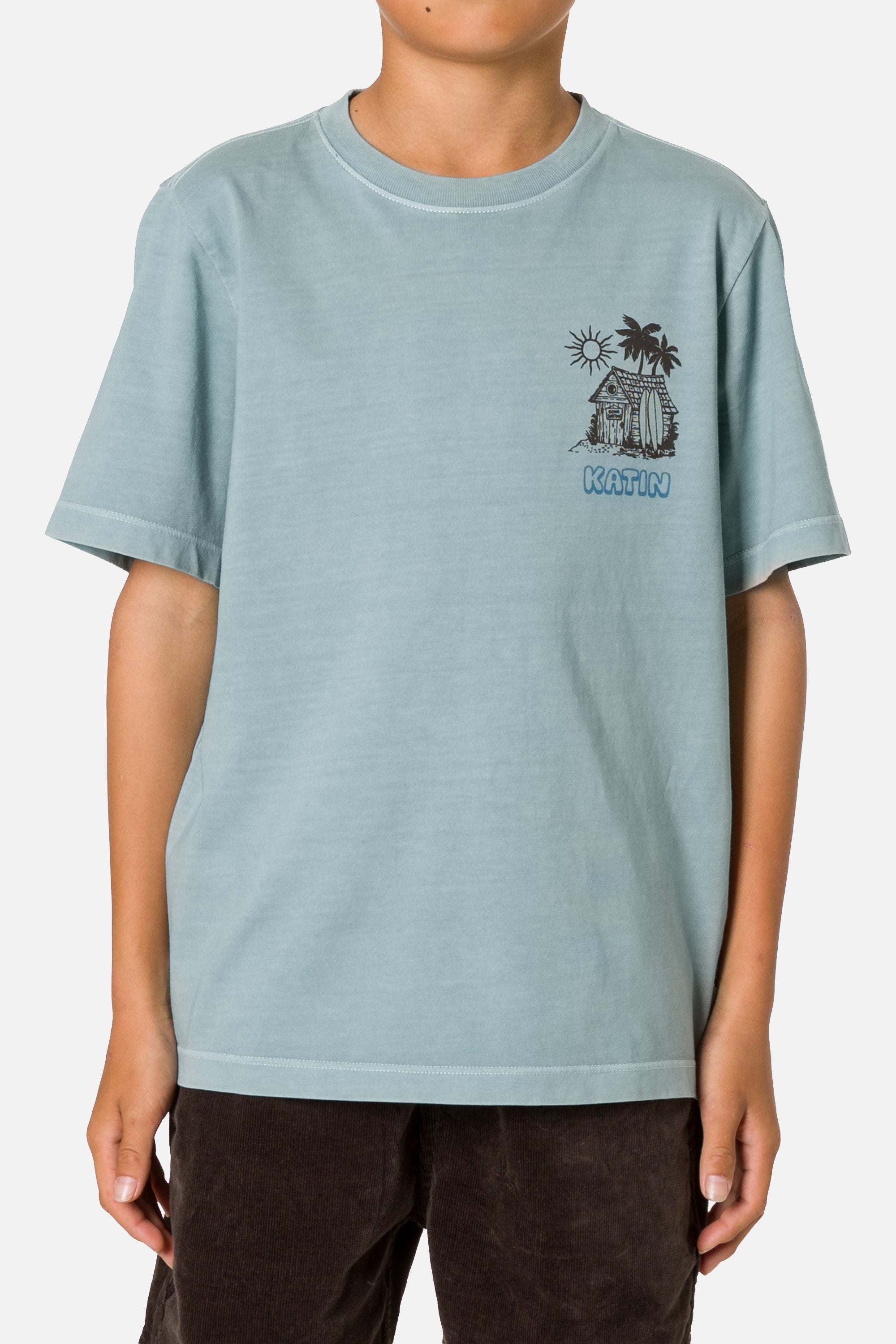 KATIN BOYS SHACKED TEE AFBL-AIR FORCE BLUE XL