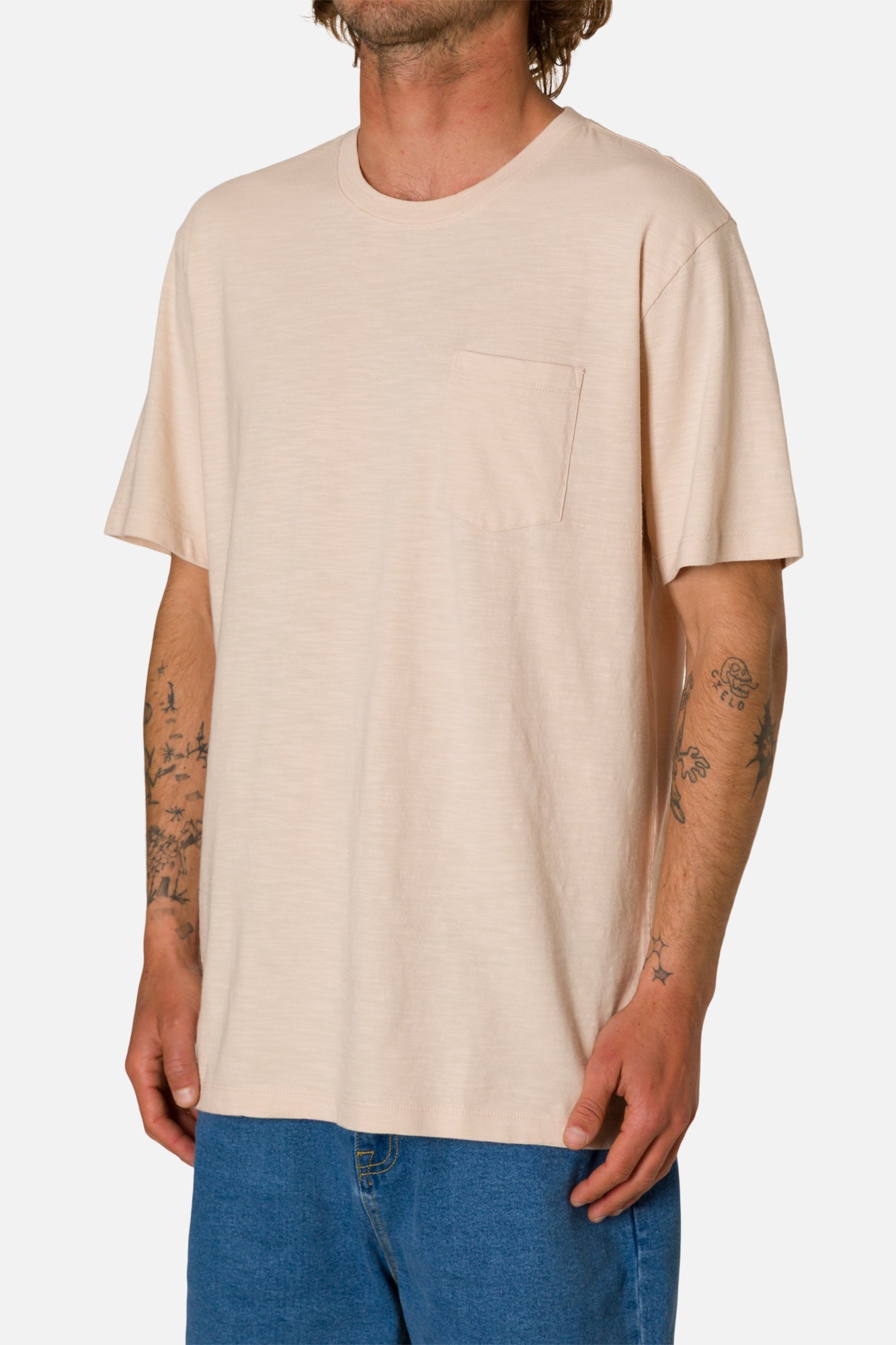 Katin Slub Base Tee ALPE-ALMOND PEACH L