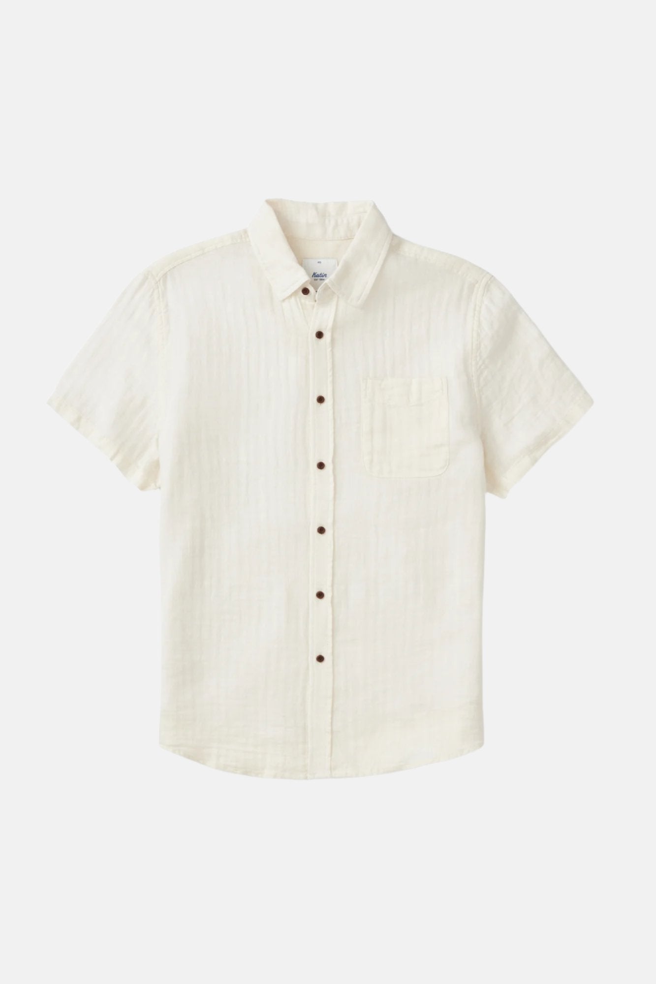KATIN ALAN SOLID SHIRT VWHT-VINTAGE WHITE S