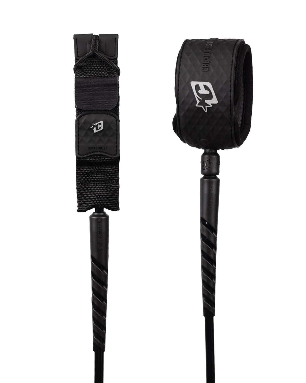 Creatures of Leisure Reliance 2.0 Heavy Duty Leash Black Silver 6ft0in
