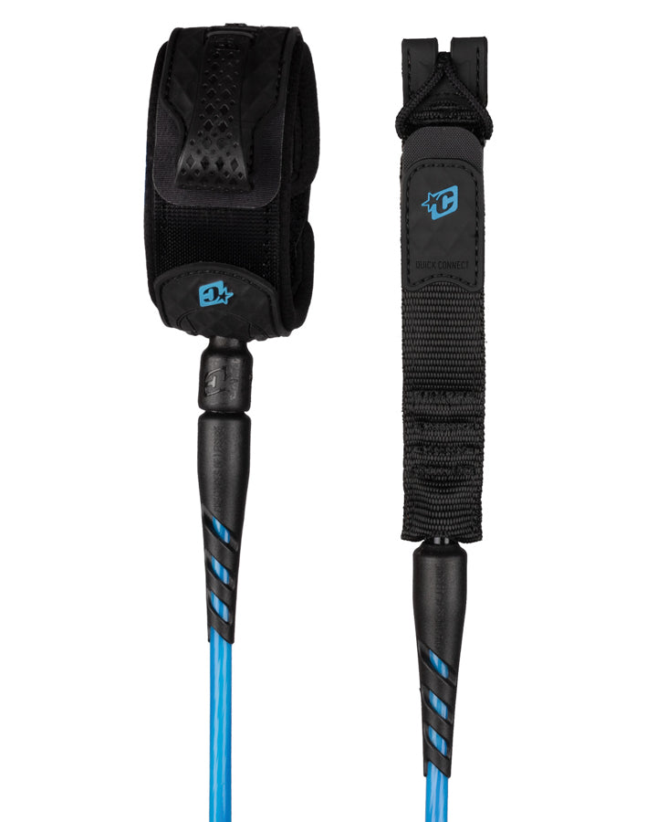 Creatures of Leisure Reliance 2.0 Medium Duty Leash Cyan Twist Black 6ft0in