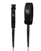 Creatures of Leisure Reliance Longboard Knee Slim Fit Leash Guava Twist Black 9ft0in
