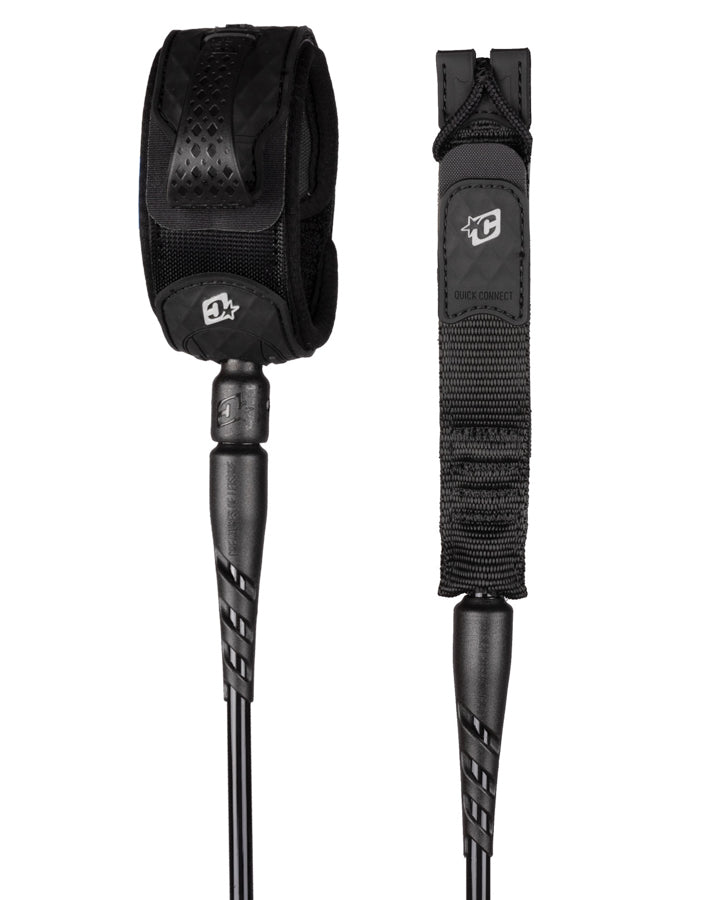 Creatures of Leisure Reliance 2.0 Standard Duty Leash Black Silver 7ft0in