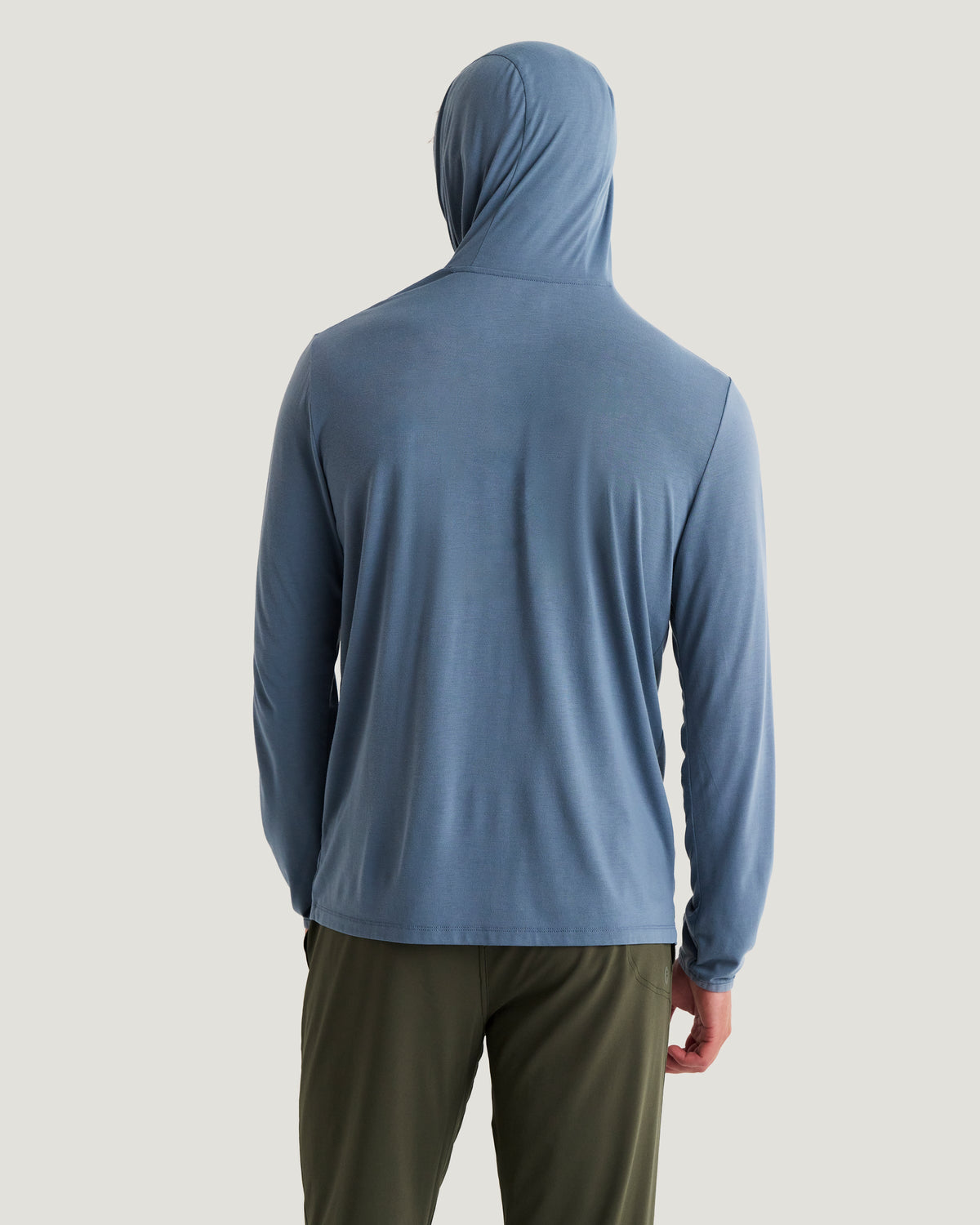 Free Fly Men's Bamboo Lightweight Hoodie Fleece Pacific Blue XL