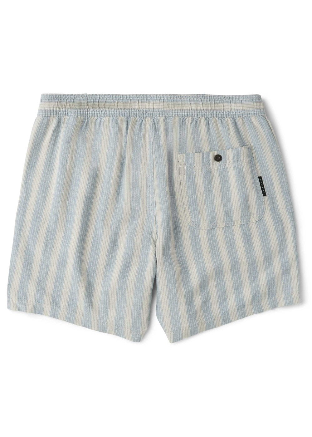 Vissla Grad Stripe 17" Elastic Linen Walkshort FDN-Faded Denim L