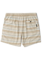 Vissla Grad Stripe 17" Elastic Linen Walkshort DKS-Dark Sand S