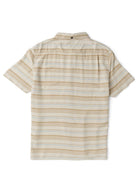Vissla Grad Stripe Short Sleeve Shirt DKS-Dark Sand S