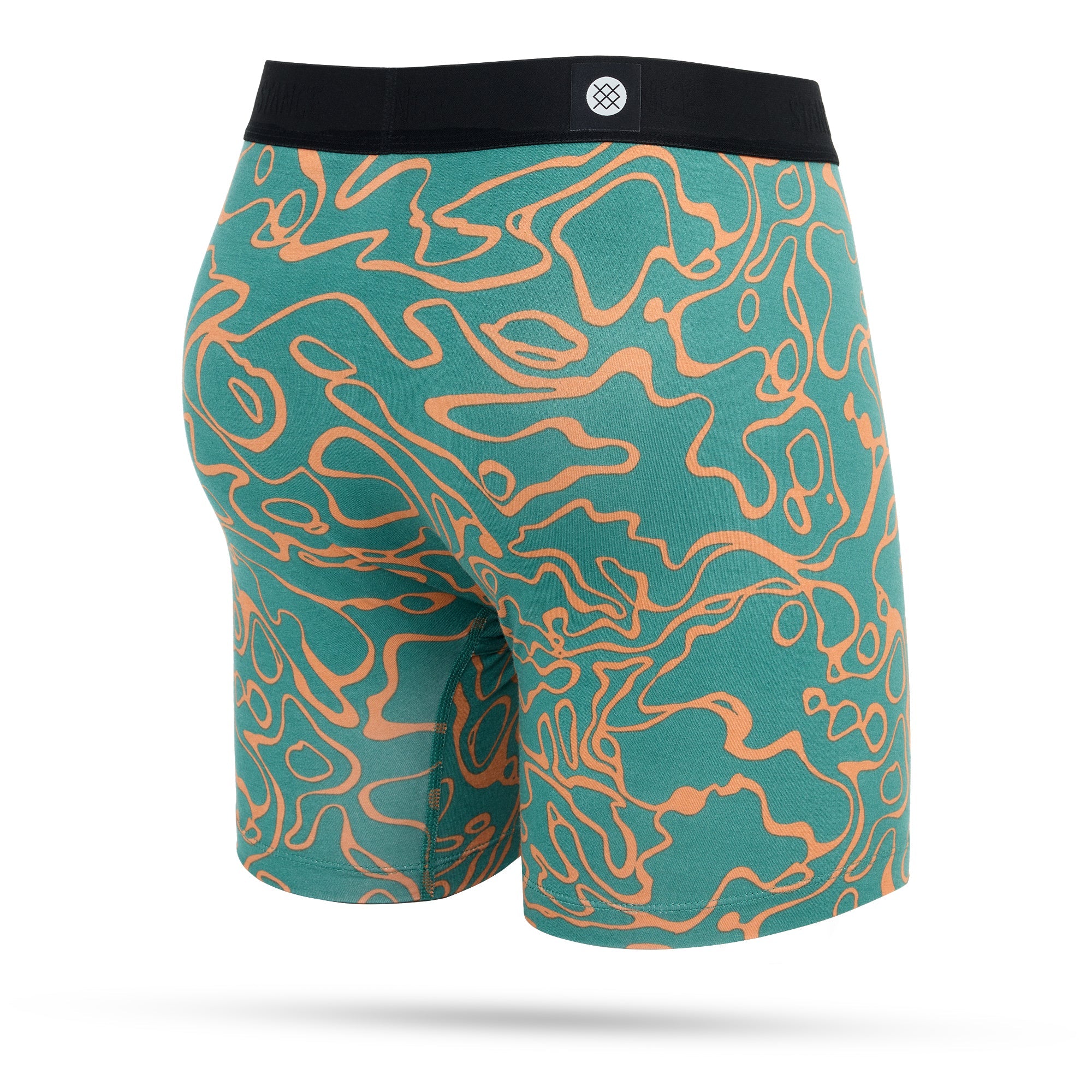 Stance Lava Lamp Boxer Brief TEAL S