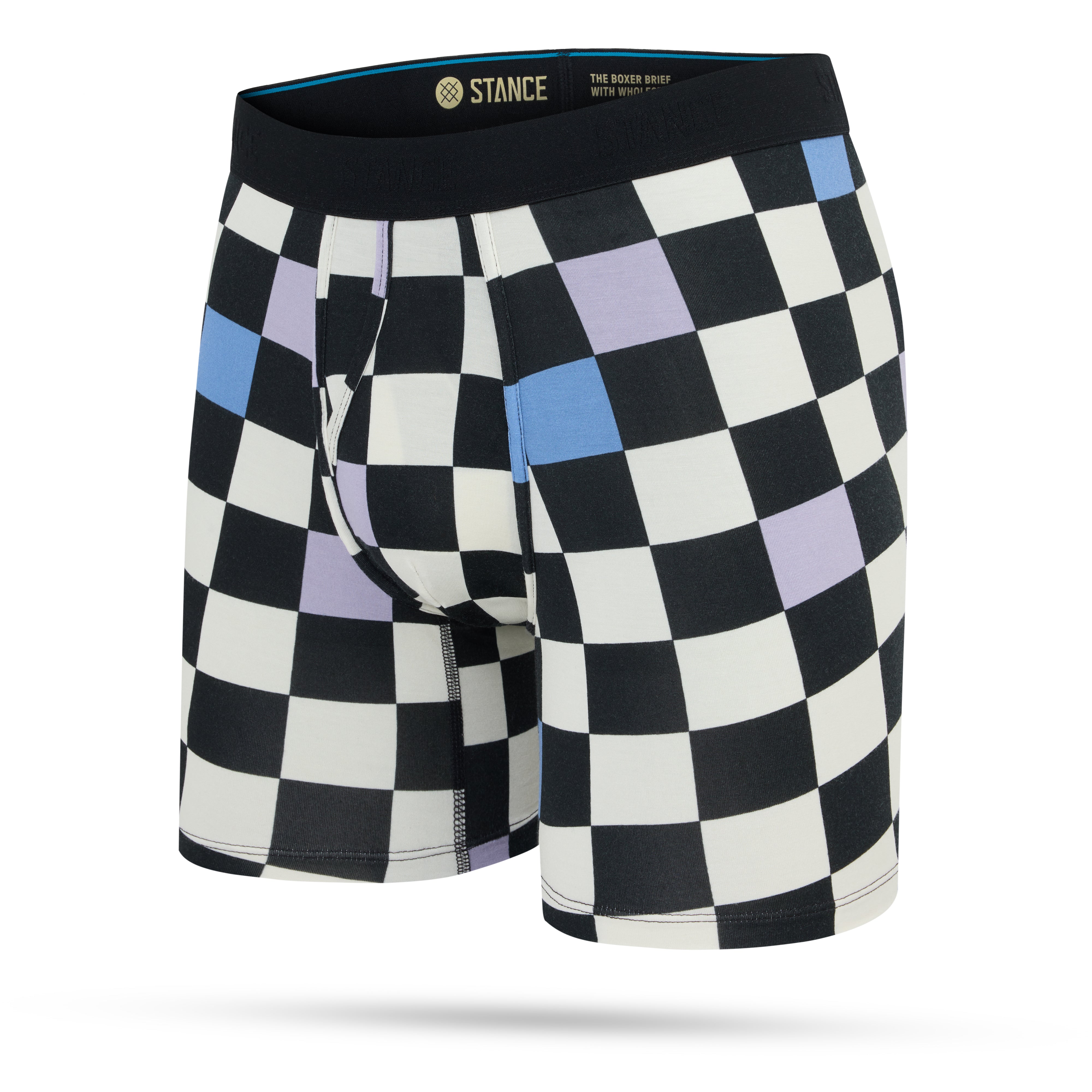 Stance Chef Check Wholster Boxer Brief BLACK M