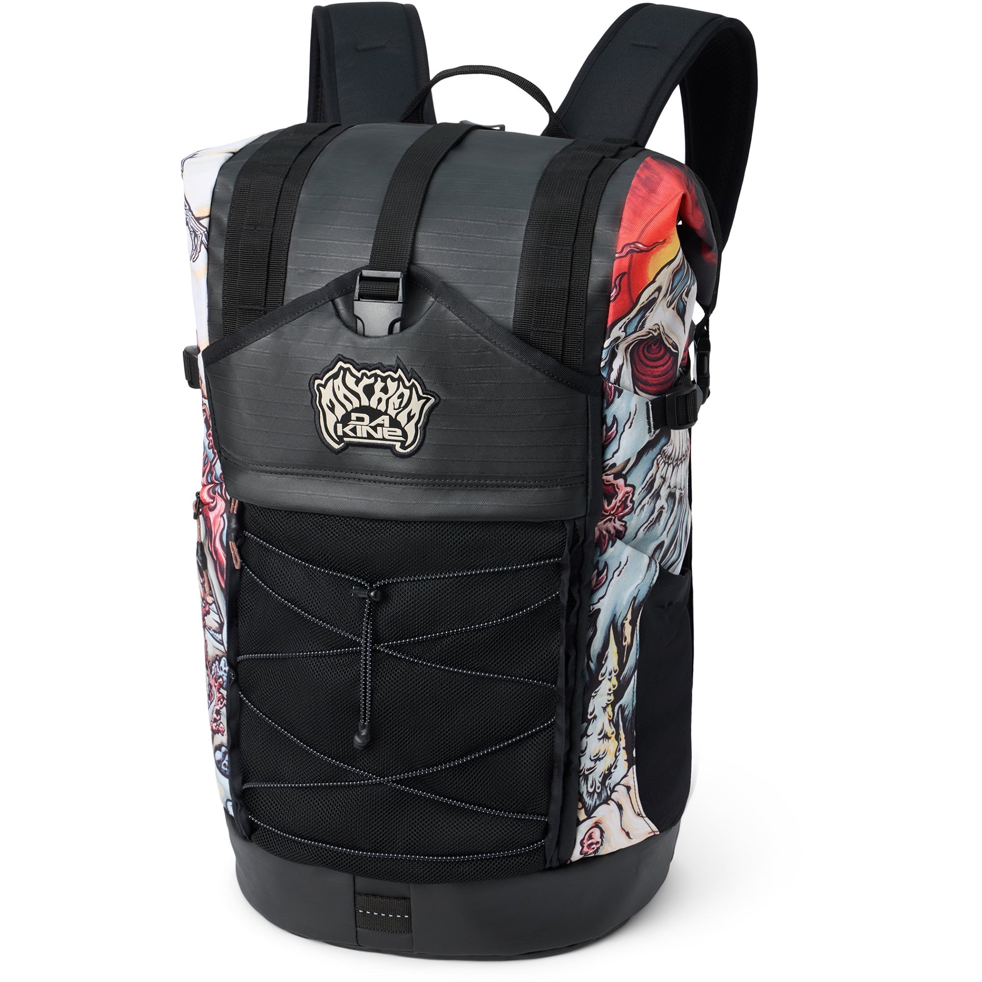 Dakine Mission Surf DLX Wet-Dry Rolltop Backpack 918-Mayhem Marron 35L