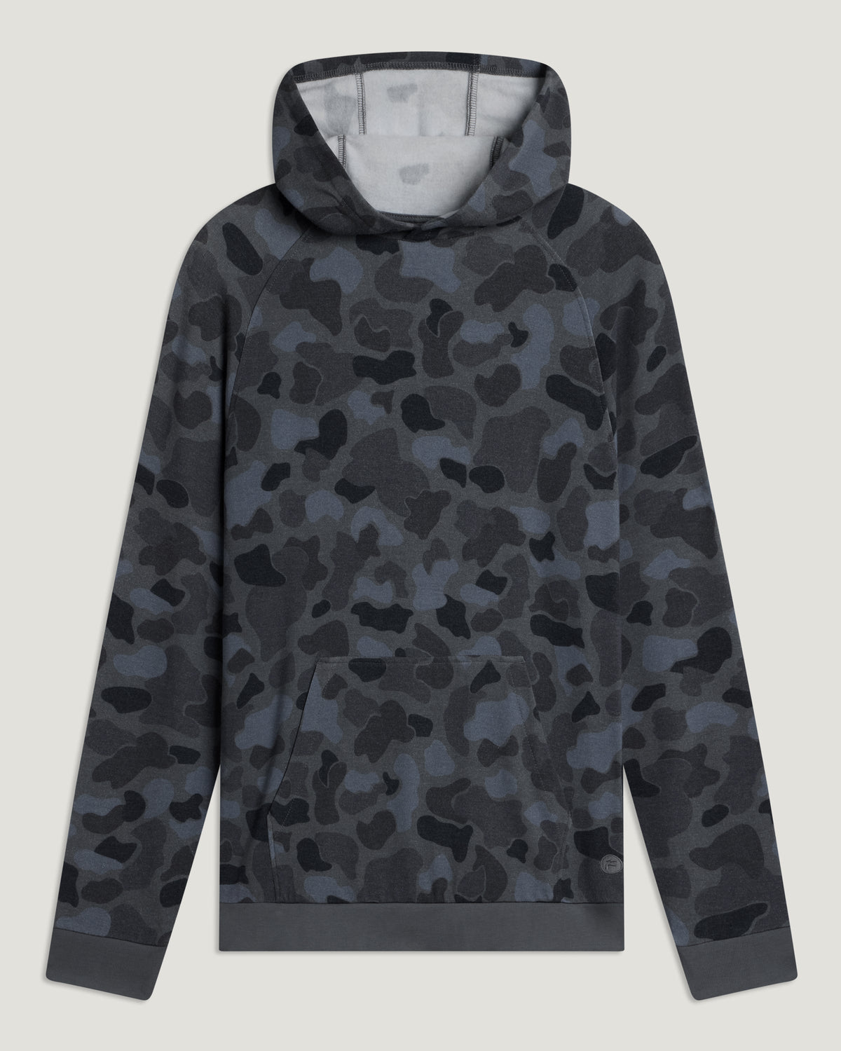 Free Fly Bamboo Lightweight Fleece Hoodie Vintage Camo Black XL