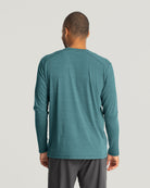 Free Fly Men's Bamboo Shade Long Sleeve Shirt Heather Sea Pine XL