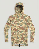Free Fly Men'S Camo Pinnacle Hooded Rash Guard Vintage Camo S
