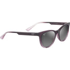Maui Jim Lonomea Polarized Sunglasses MatteTransDkViolet Grey