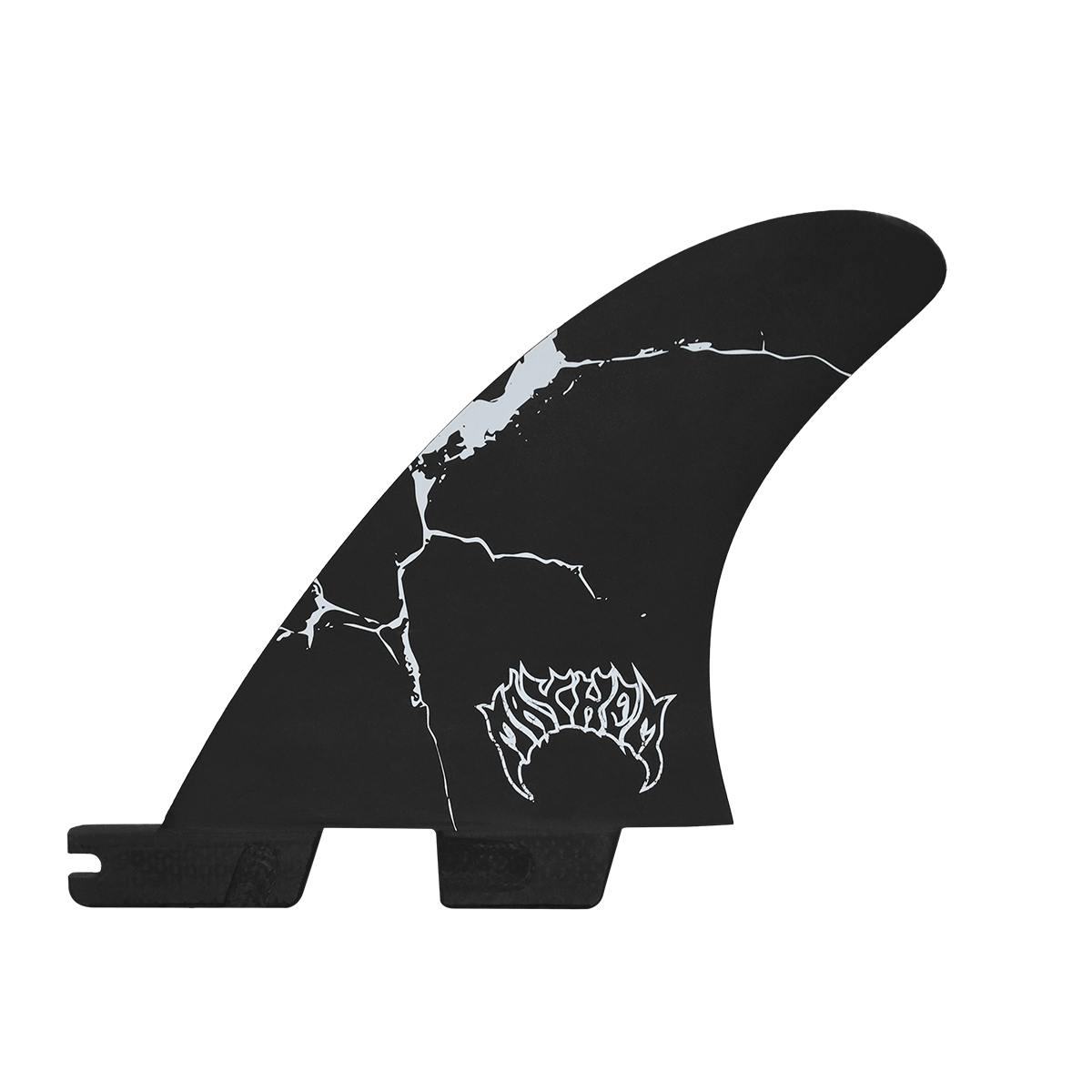 FCS 2 Mayhem Driver PC Carbon Quad Rear Fin Set Blue L