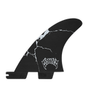 FCS 2 Mayhem Driver PC Carbon Quad Rear Fin Set Blue L
