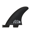 FCS 2 Mayhem Driver PC Carbon Quad Rear Fin Set Blue L