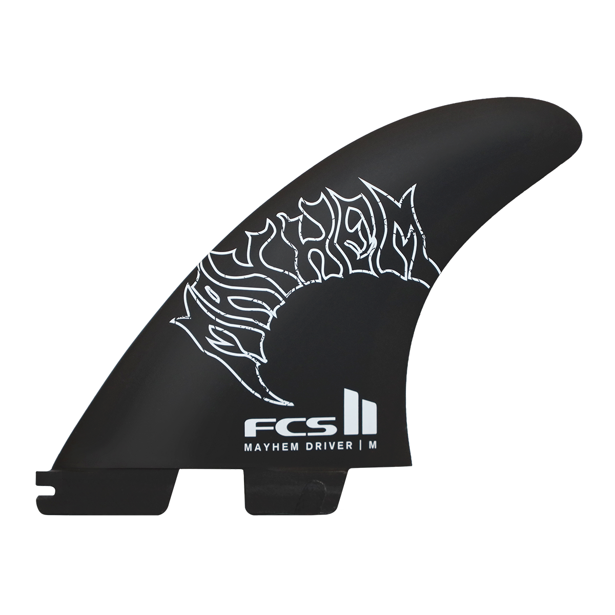FCS 2 Mayhem Driver PC Carbon Tri-Fin Set Blue L