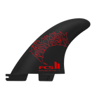 FCS 2 Mayhem Driver PC Carbon Tri-Fin Set Blue L