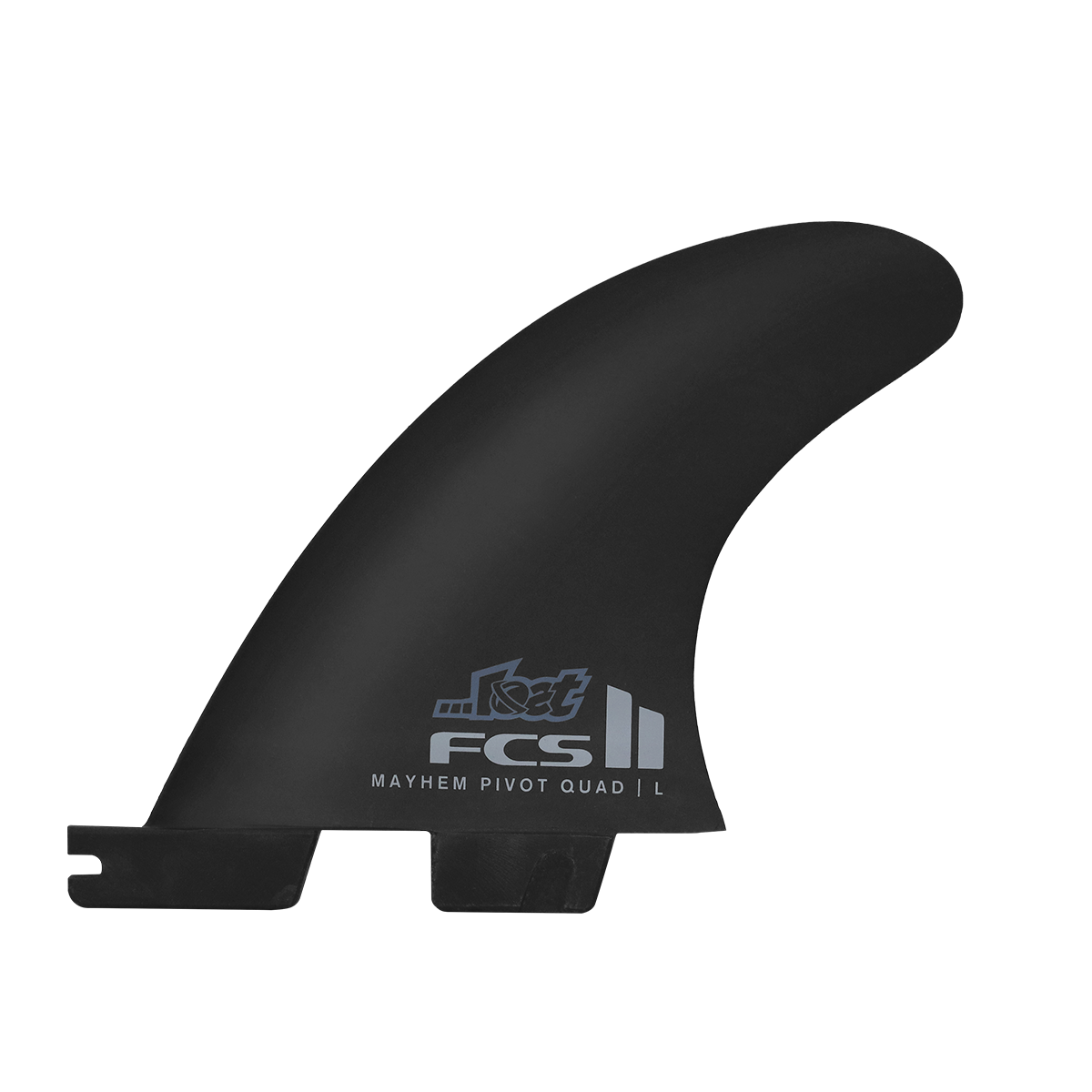 FCS 2 Mayhem Pivot PC Carbon Quad Rear Fin Set Marine L