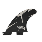 FCS 2 Mayhem Pivot PC Carbon Quad Rear Fin Set Sand M