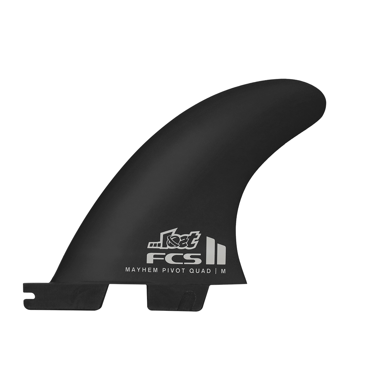 FCS 2 Mayhem Pivot PC Carbon Quad Rear Fin Set Sand M