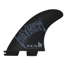 FCS 2 Mayhem Pivot PC Carbon Tri-Fin Set Marine L