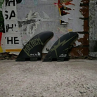 FCS 2 Mayhem Pivot PC Carbon Tri-Fin Set Moss S