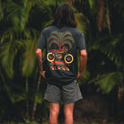 ROARK MOTO PALM SS TEE WAB-WASHED BLACK XL