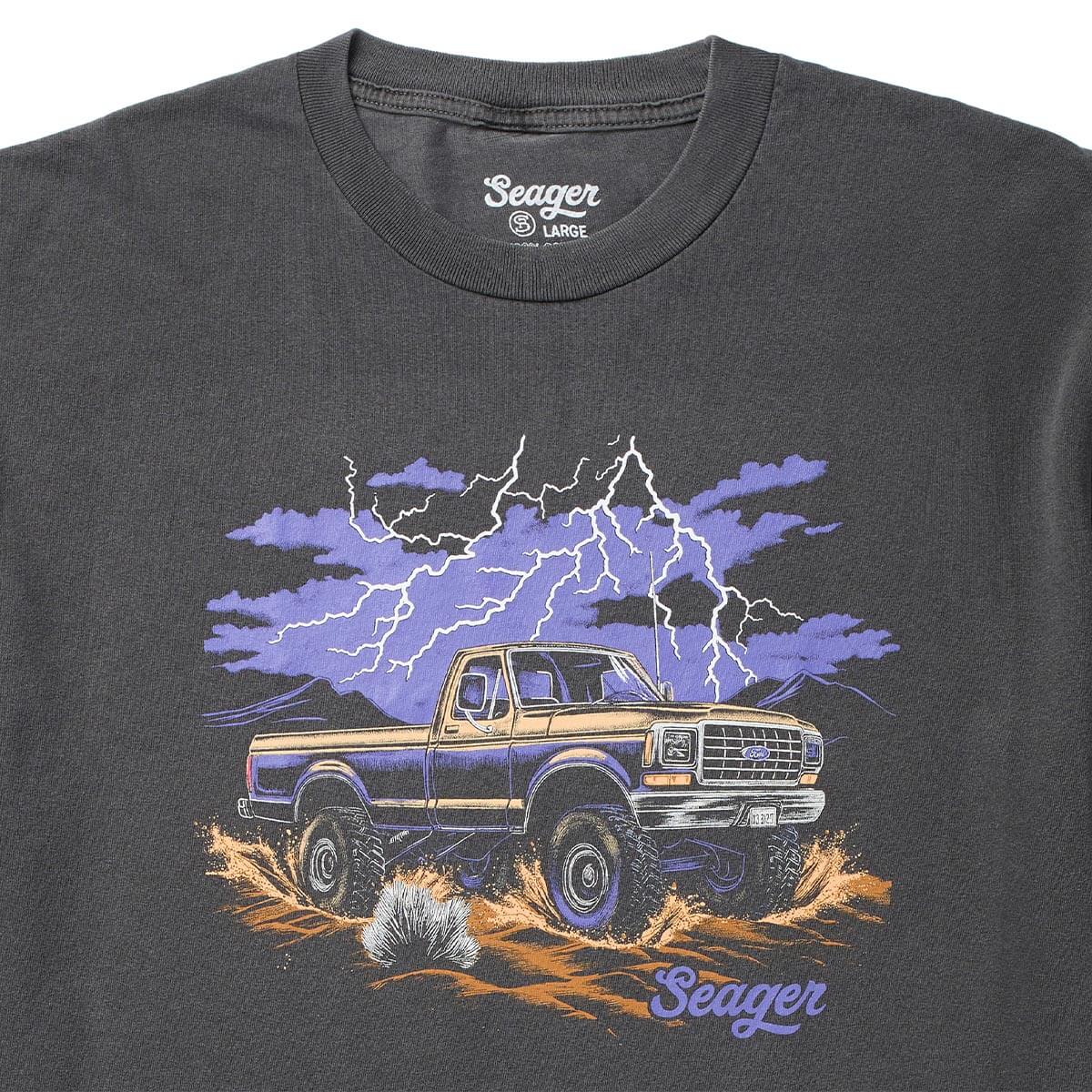 Seager Premium Mud Romp Tee Pigment Black M