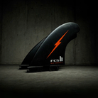 FCS 2 Nathan Florence PC Tri-Fin Set Red Bolt M