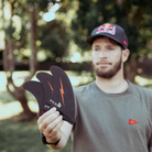 FCS 2 Nathan Florence PC Tri-Fin Set Red Bolt L