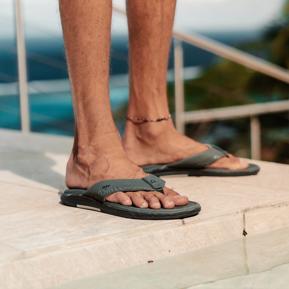 Reef Offshore Mens Sandal Grey-Black-Tan 12