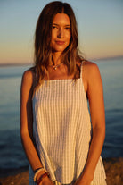 O'NEILL MARTINA PLAID TANK WWH-Winter White XS