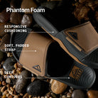 Reef Phantom Slab Mens Sandal Black-Tan 11