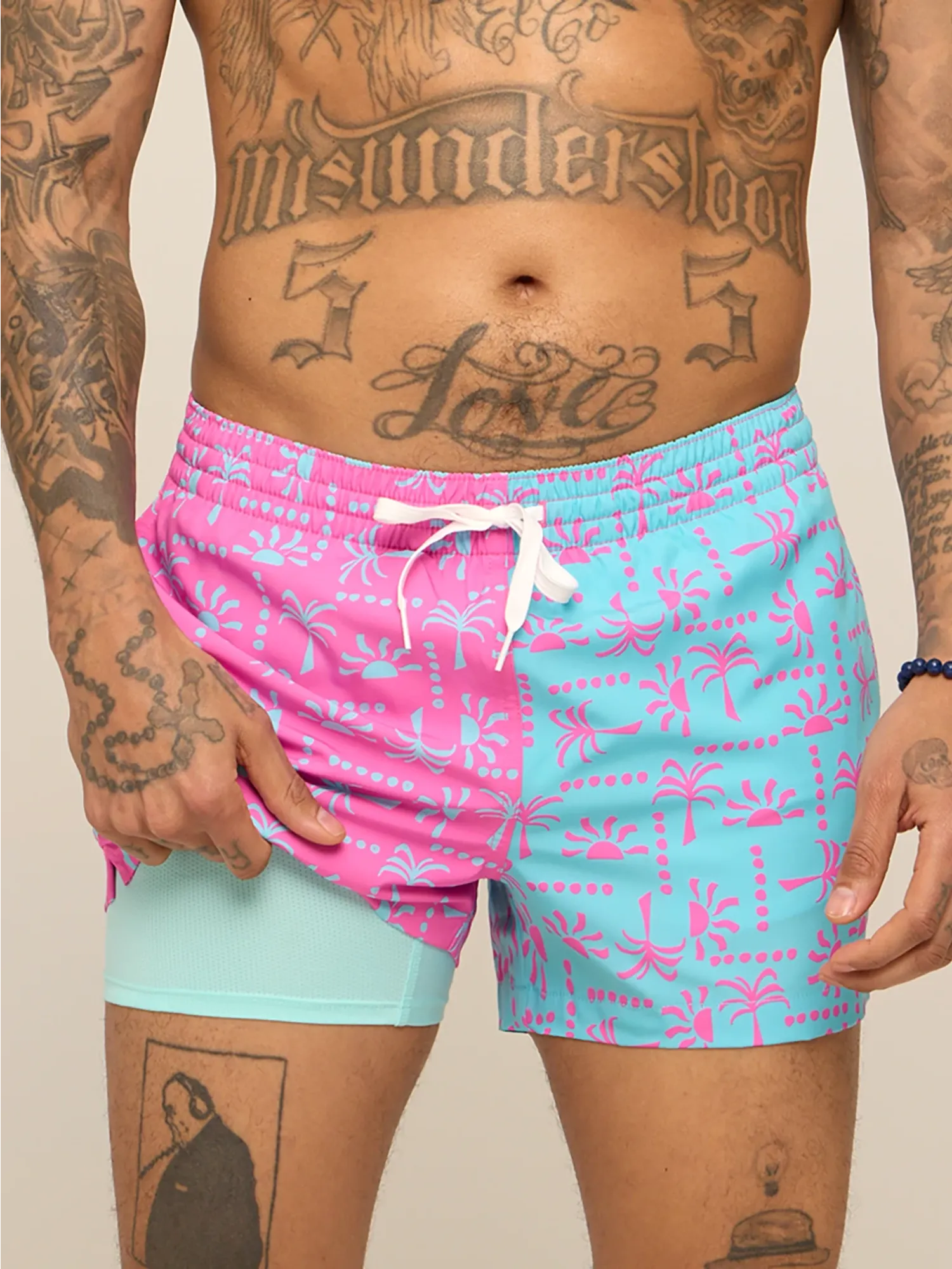 Chubbies Classic Lined Swim Trunk 4" The Pacific Grids XL