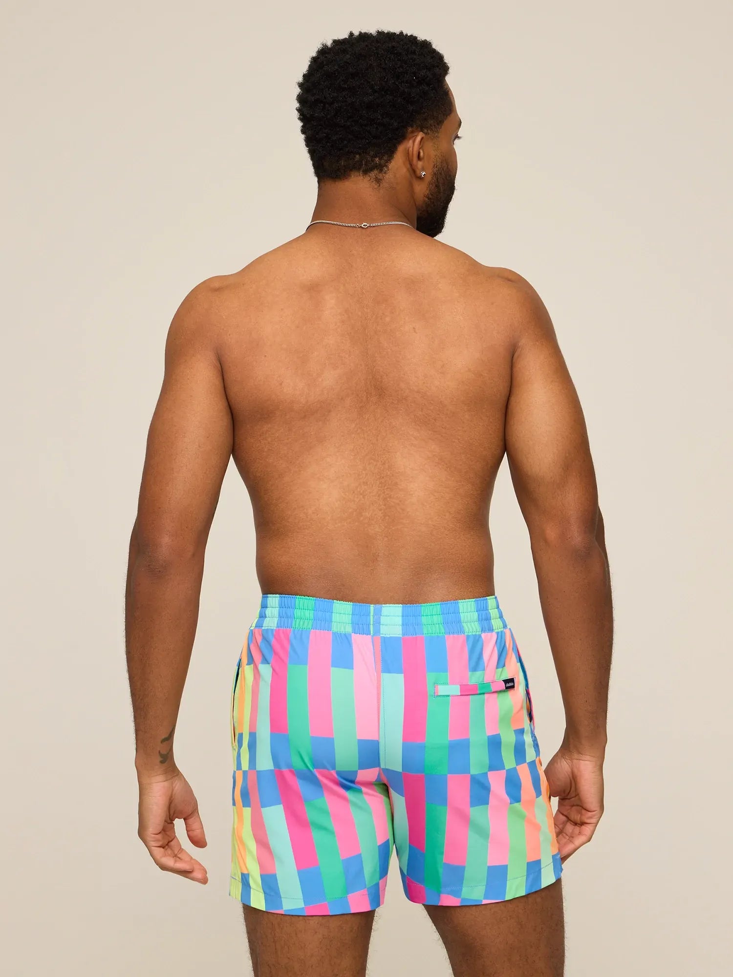 Chubbies The Classic Lined Swim Trunk 5.5" Technicolor Stitches M