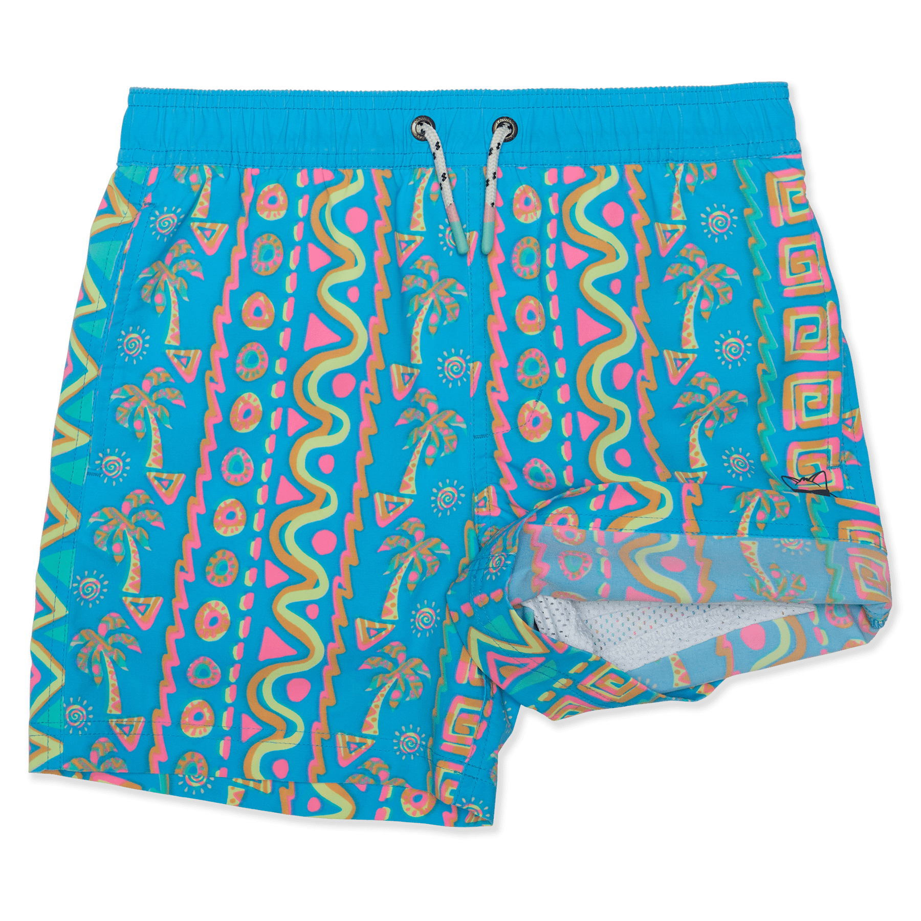 PARTY PANTS FESTIVAL E WAIST CYAN XS