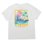 Party Pants Youth SS Tee Flock Around Match-White M