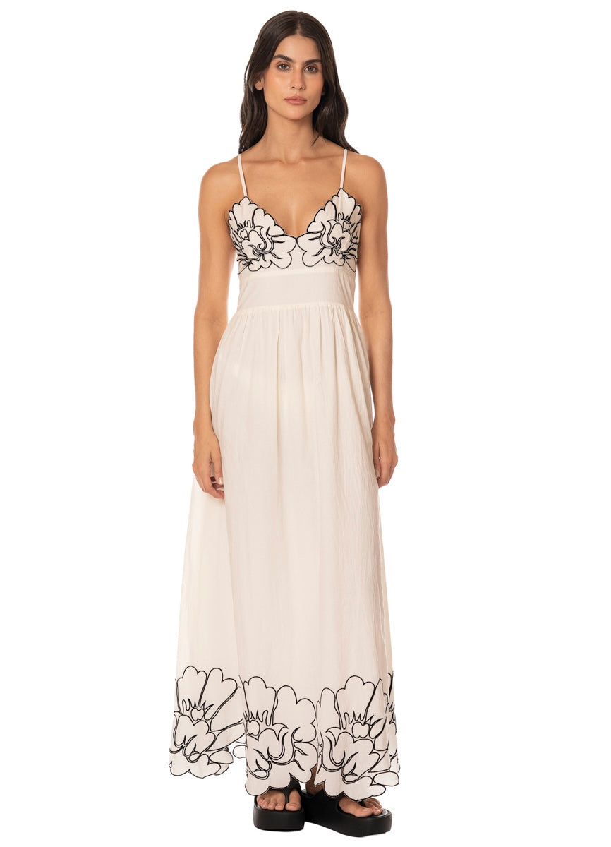 MAAJI SUNROOT ISIS DRESS WHITE M