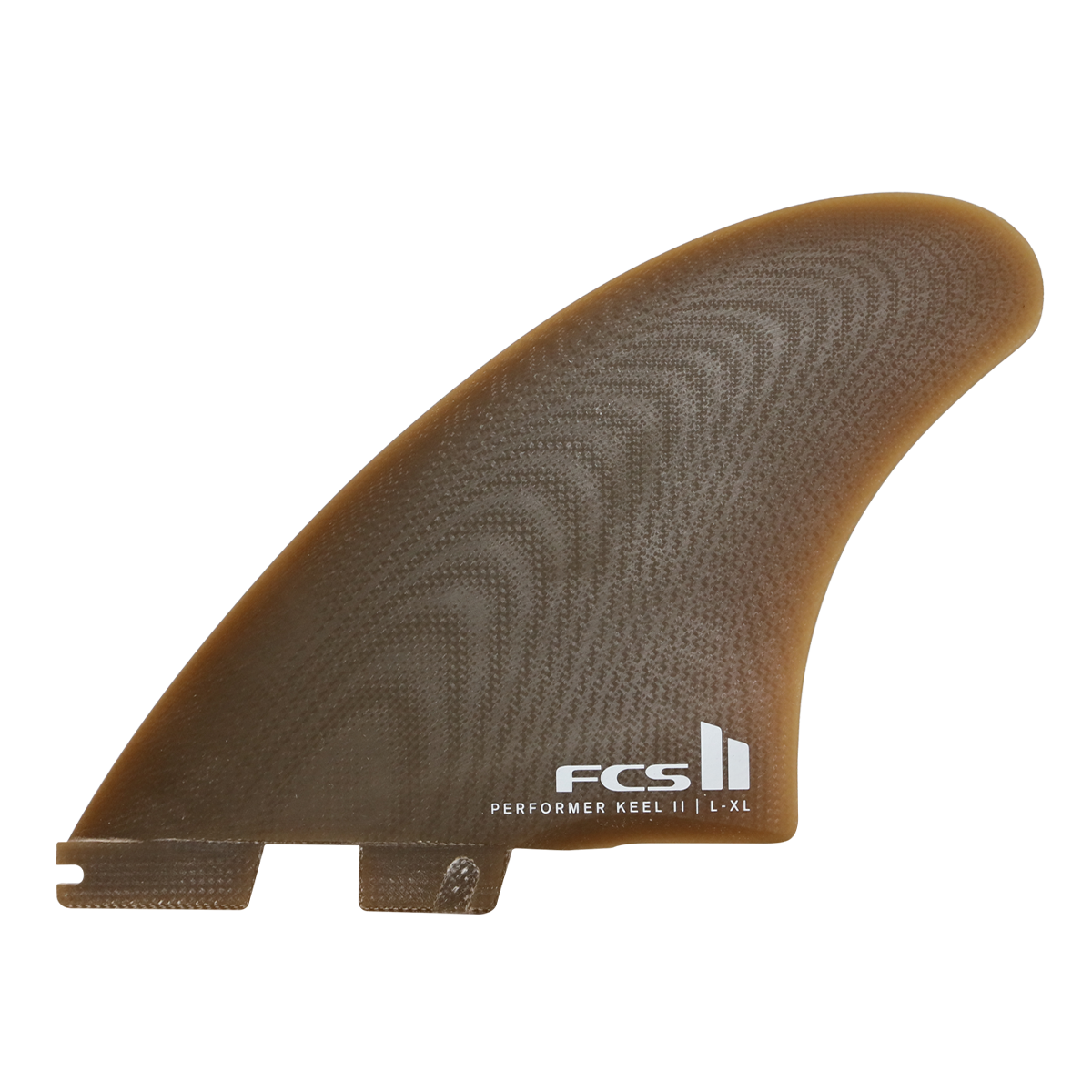 FCS 2 Performer PG Keel Fin Set Cacao L-XL